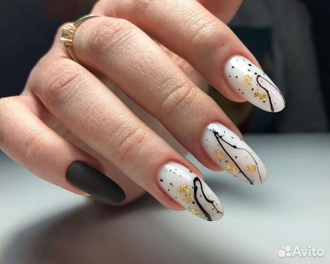 Наращивание ногтей, шеллак