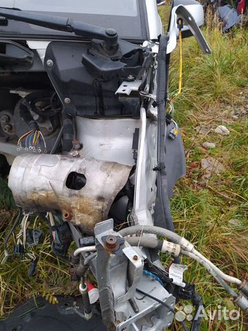 Левая четверть ситроен с4 пикассо серая