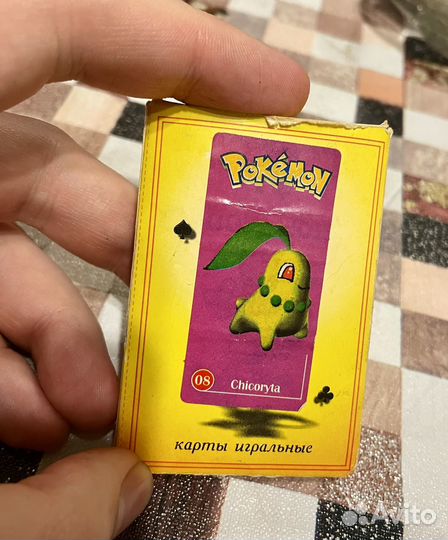 Карты детские игральные Pokemon