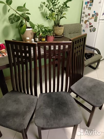 Стулья кухонные мягкие деревянные