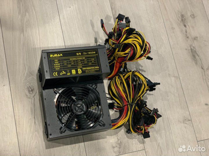 Мощные блоки питания Zumax 1850Вт (80Plus Gold)
