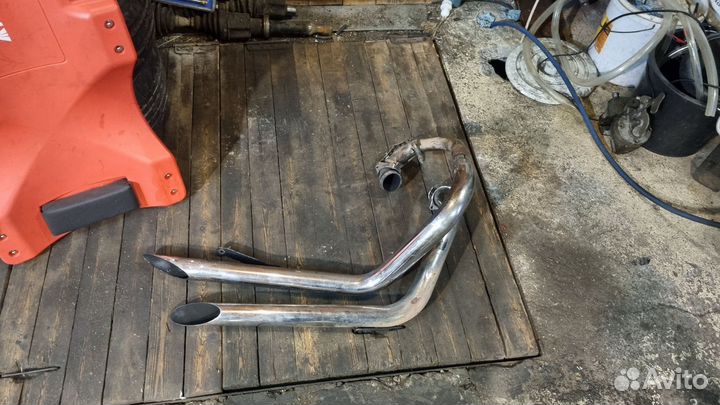 Выхлоп на siziki intruder vs 750 vs 400 vs 800