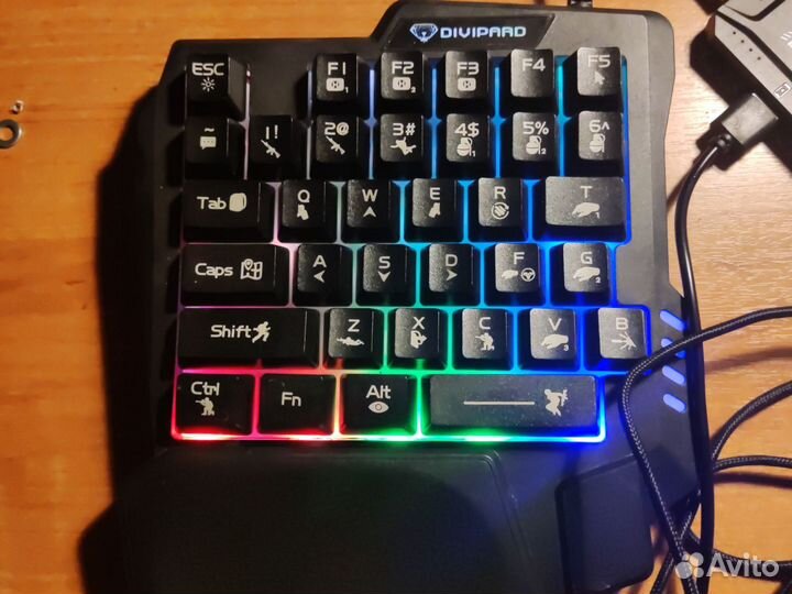 Игровая клавиатура с подсветкой для телефона