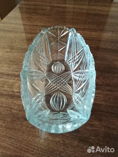 Хрустальная ваза-салатница