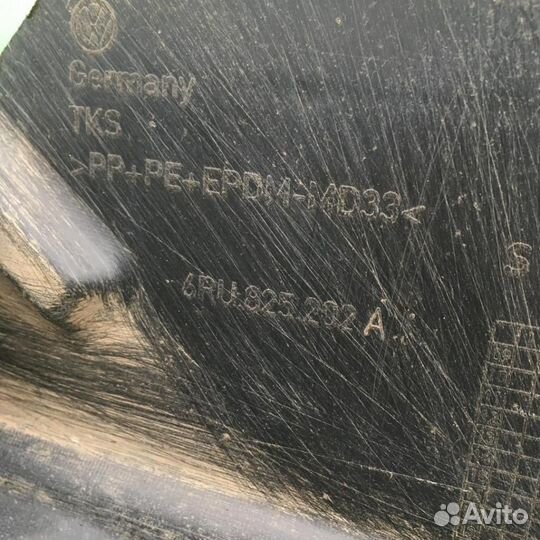 Защита антигравийная Фольксваген Поло седан рус