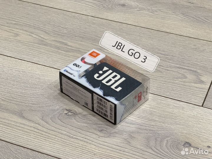 Акустика JBL GO 3 Blue, оригинал, новая (GO3)