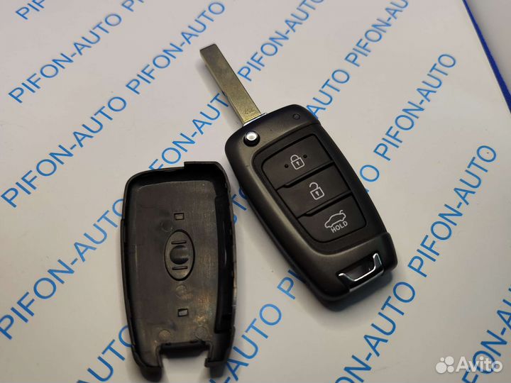 Корпус ключа Hyundai Solaris 2