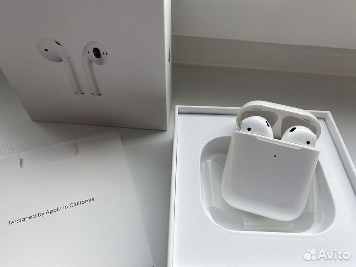 Беспроводные наушники apple airpods 2