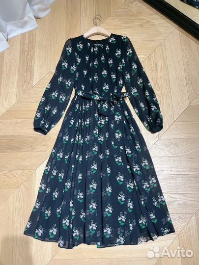 Шелковое платье премиум Herrera