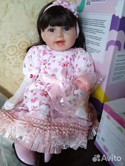 Кукла реборн новая силиконовая девочка