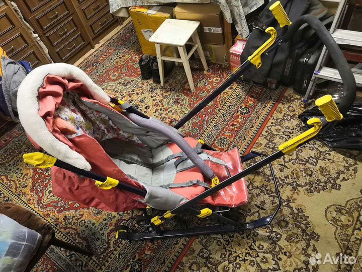 Коляска санки