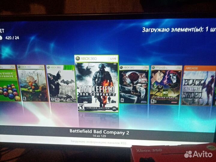 Xbox 360 s freeboot 1000 750 500 250 gb 180 игр