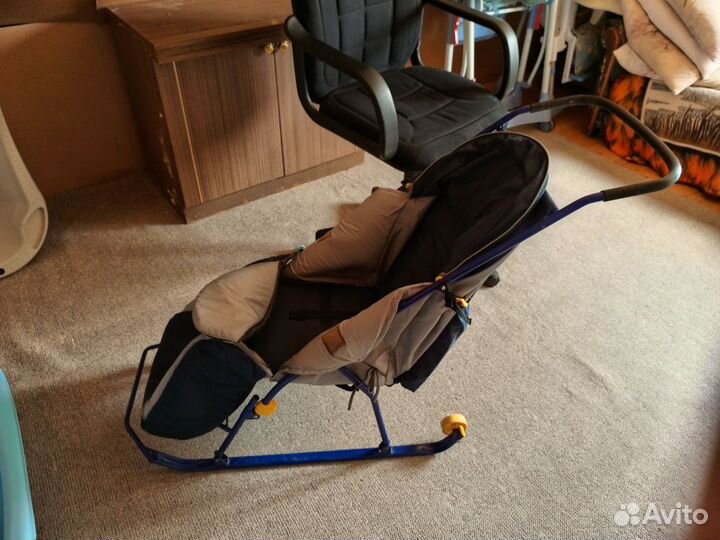 Коляска санки