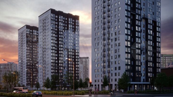 Квартира-студия, 24,5 м², 2/24 эт.