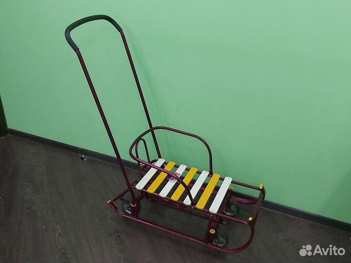 Санки на колесах