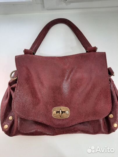 Сумка женская натуральная кожа италия