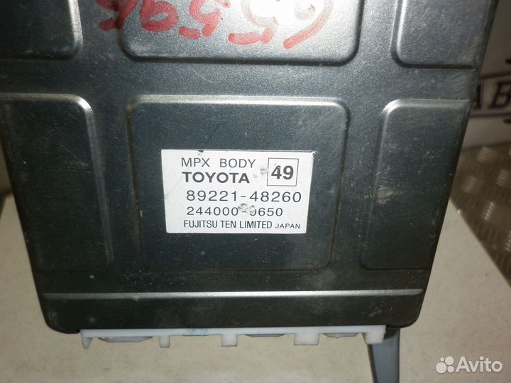 Блок комфорта Toyota Highlander 1 89221-48260