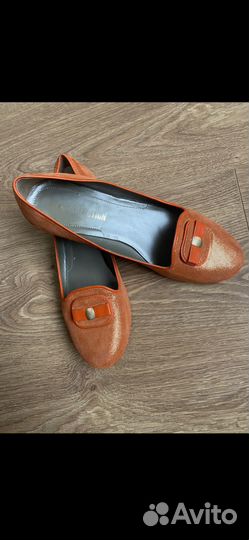 Балетки натуральная кожа