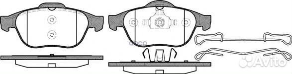 Колодки тормозные дисковые 284310 Road house