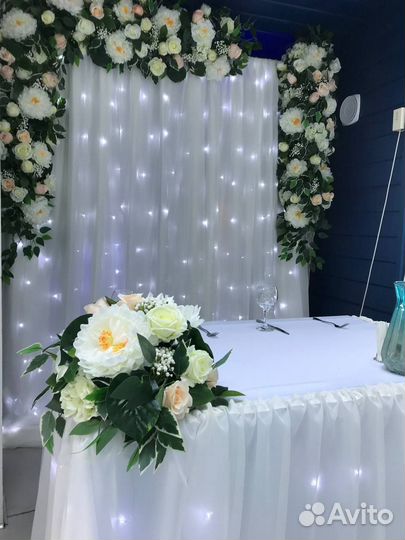 Свадьба фотозона декор