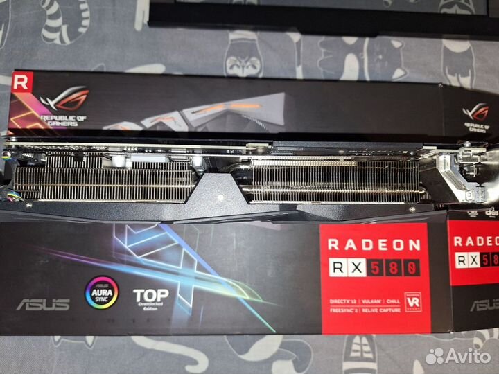 Видеокарта Asus rx 580 8gb