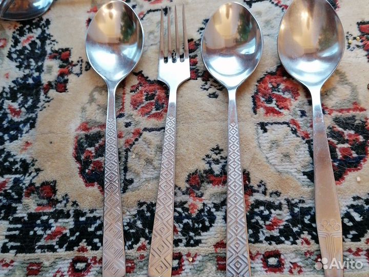 Ложки, вилки, набор СССР и современные