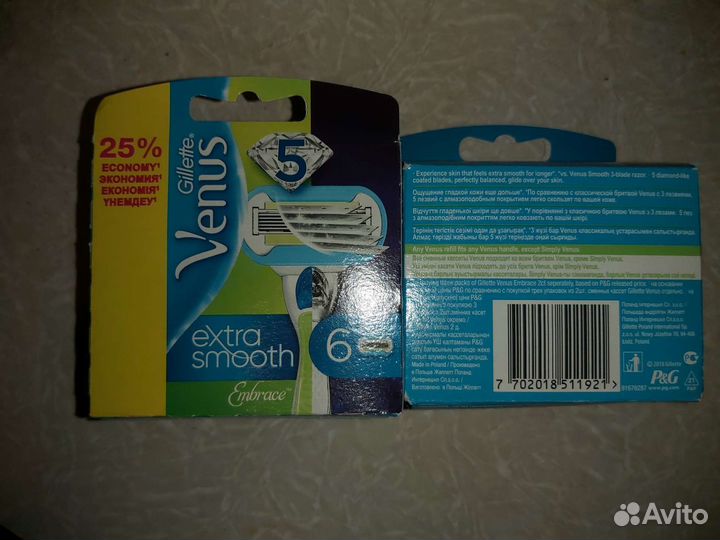 Gillette Venus embrace 6 кассет