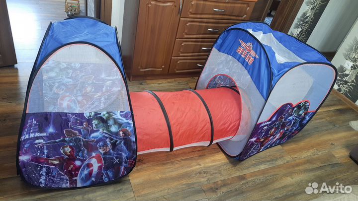 Детская игровая палатка с тоннелем