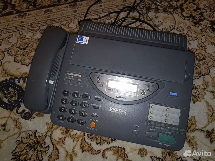 Panasonic телефон факс