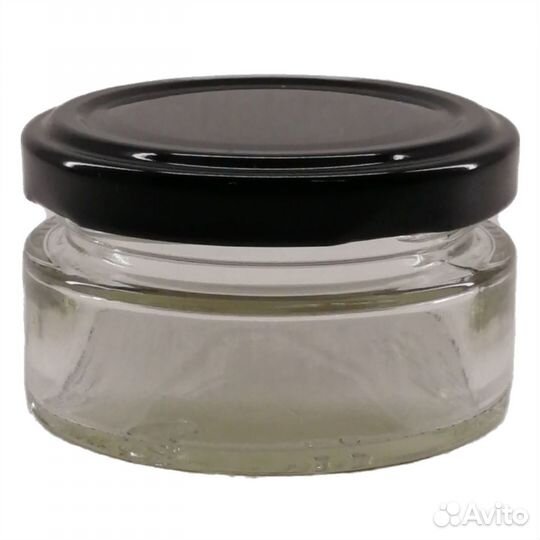 Банки для свечей 50мл стеклянные с крышками