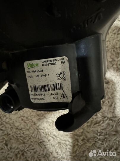 Туманка птф правая Пежо 408 308