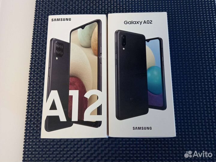 Коробка от телефона samsung А 12,А02
