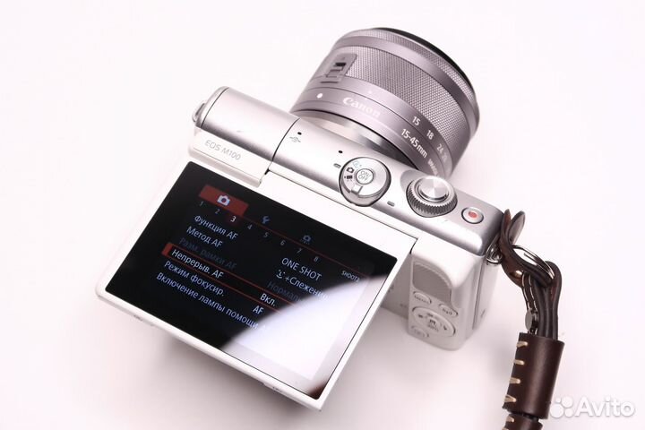 Фотоаппарат Canon EOS M100 (24Мп) +15-45 IS STM