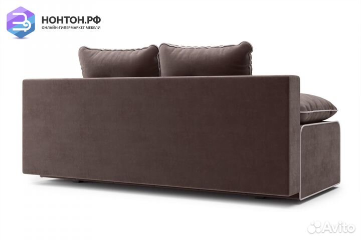 Диван еврокнижка Лестер коричневый