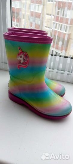 Резиновые сапоги для девочки 29р