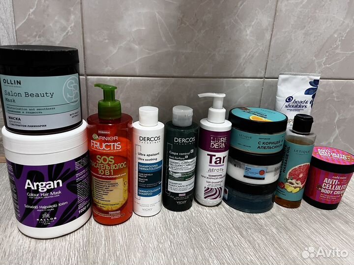 Уход за телом letique, шампуни на доставке