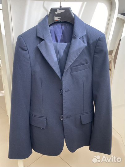 Школьная форма для мальчика синий 128