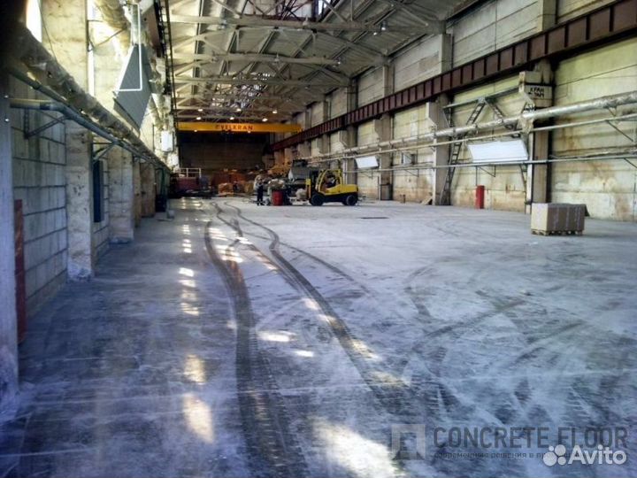 Бетонная стяжка с топпингом