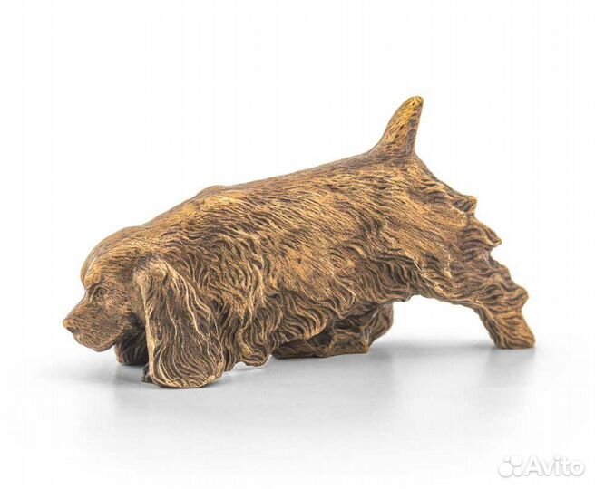 Русская борзая. Кокер-спаниель. Бронза