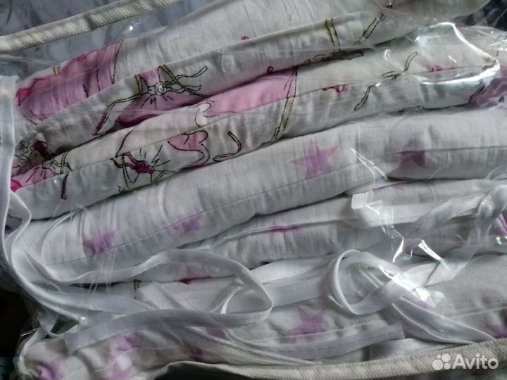 Бортики в кроватку балерина