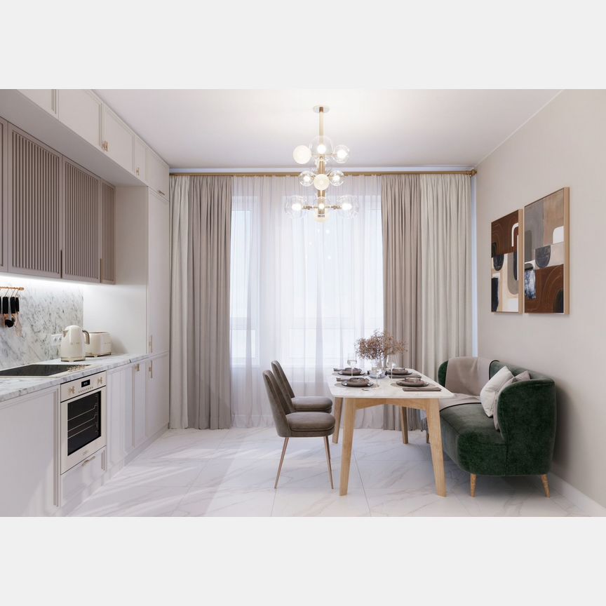 3-к. квартира, 78,4 м², 17/22 эт.