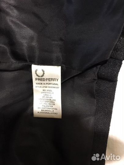 Пальто женское Fred Perry Англия р.42 (UK 10 )