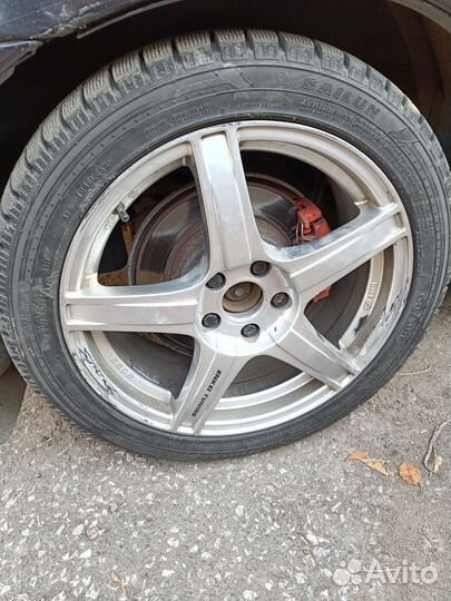 Колеса r17 Enkei 225/45 et40 на зиме Sailun sw61