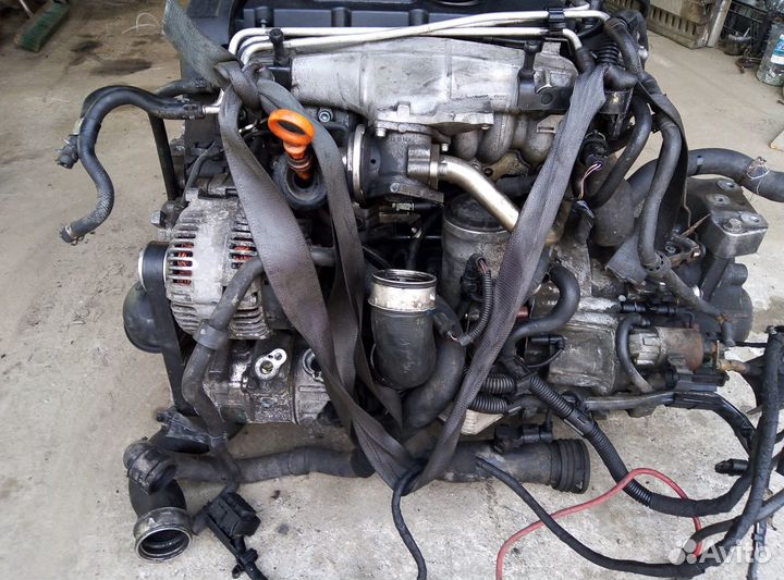 Двигатель Фольксваген Пассат Volkswagen BKP 2.0TDI