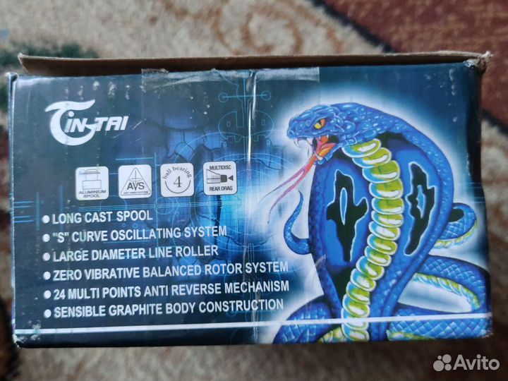 Катушка рыболовная новая Кобра