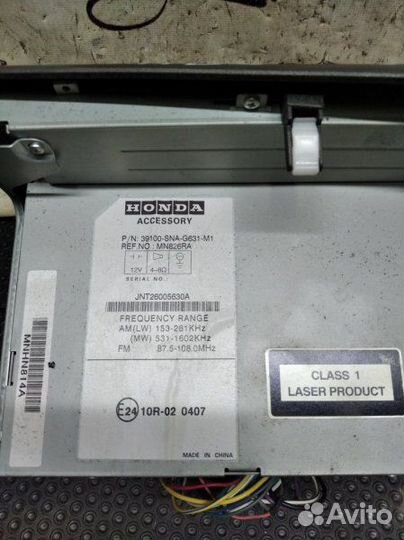 Магнитола Honda Civic LDA2 2009