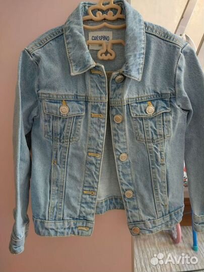Джинсовая куртка для девочки 116