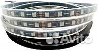 SPI светодиод лента WS2811 RGB 60/м 12В IP67