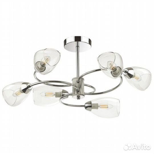 Люстра потолочная lumion Romeo E14 6х40Вт хром