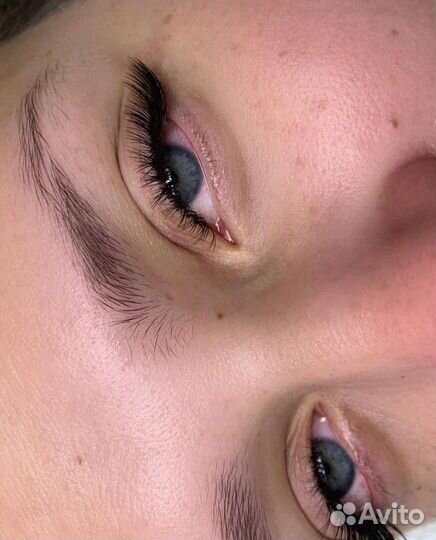Наращивание ресниц, брови